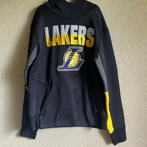 LA Lakers Hoodie Sweatshirt - Medium EUC 💜💛